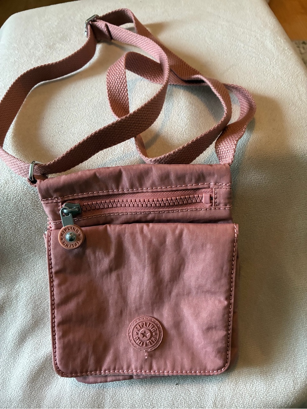 Kipling Dusty Rose Crossbody Phone Pouch